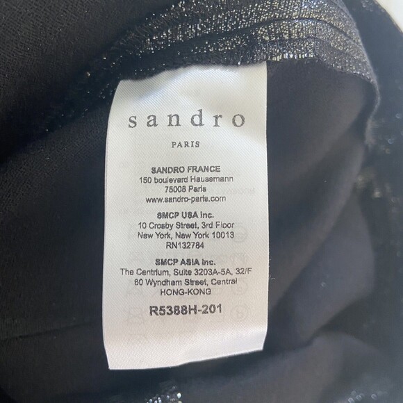 SANDRO Effie One Shoulder Ruffle Cocktail Party Dress Size 1 / US SMALL $495 - Picture 6 of 11